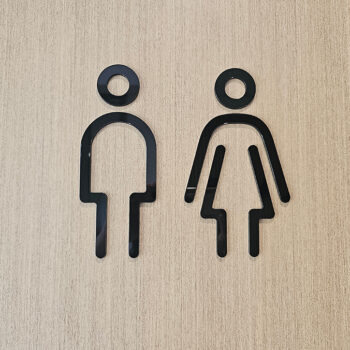 Danbred pictogrammen - toiletpictogram - pictogrambordjes